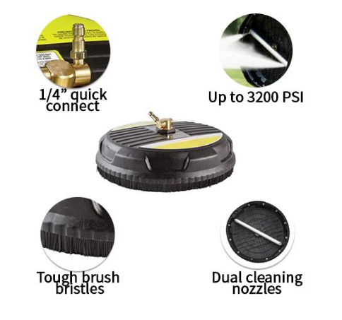 Multi-purpose high-pressure cleaning discs