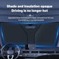 🚗 LIMITED-TIME 50% OFF! ✨ Windshield Sunshade Foldable Sun Shield – UV Protection, Includes Steering Wheel Cover, Pouch ☀️