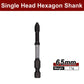 🔥 65mm Single Head Hexagon Shank Screwdriver Bits - 10 PCS Set