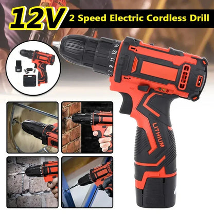 Multipurpose Household Electric Cordless Drill Set