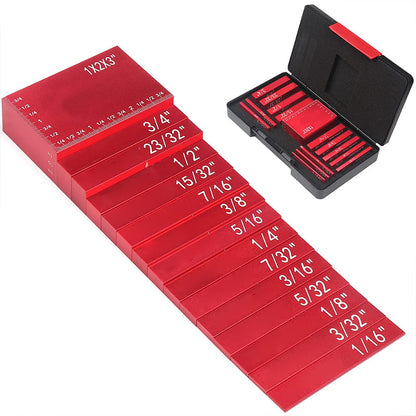 15 PCS Precision Setup Blocks Height Gauge Set