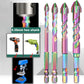 50%OFF💥 4pcs Titanium Coated Spiral Four-blade Eccentric Drill Bits