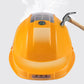 Multifunctional Solar LED Safety Working Helmet Built-in 10500mAh Dual Fans