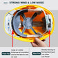 Multifunctional Solar LED Safety Working Helmet Built-in 10500mAh Dual Fans