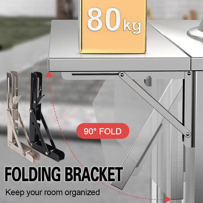 🥳2026 HOT SALE🥳💞50K+ SOLD!💥🛋️📚 Fold in a Second, Declutter Instantly! Multi-use Bracket for a Tidy Kitchen/Study 50% OFF🧱✨