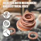 📀100/200 PCS Copper Flat Washer Assortment Kit（50% OFF）
