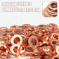 📀100/200 PCS Copper Flat Washer Assortment Kit（50% OFF）