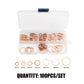 📀100/200 PCS Copper Flat Washer Assortment Kit（50% OFF）