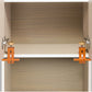 Adjustable Aluminum Alloy Cabinet Door Installation Positioner for 7-40mm
