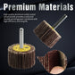 8PCS Flap Wheel Set with 1/4" Shank - 80/120/320 Grit