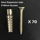 🔥Hot Sale🔥 Upgraded Serrated Iron Expansion Screw（50% OFF）