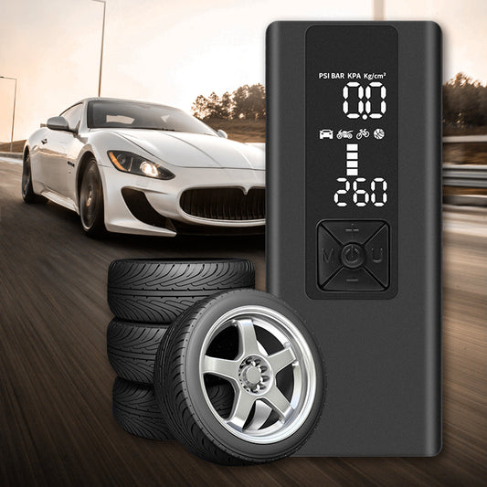✨Essential For a Car 🚗Tire Inflator Portable Air Compressor For Car, Motorcycle, Ball