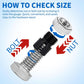 Nut & Bolt Thread Checker Kit for Inspection of Fixed Bolts or Threaded Holes