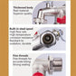 🔥Universal Stainless Steel Double Outlet Garden Faucet – Independent Valves, Heavy-Duty & Easy Install 🚰