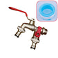 🔥Universal Stainless Steel Double Outlet Garden Faucet – Independent Valves, Heavy-Duty & Easy Install 🚰
