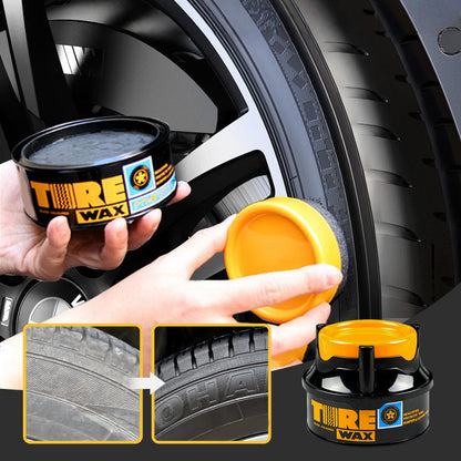 🎉Time-Limited Specail🚗Long-Lasting Protective Tire Shine Wax With Sponge