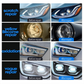 Universal Car Headlight Lens Restoration Kit