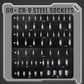 🔩 Ultimate socket set for mechanics – CR-V Steel Sockets Set