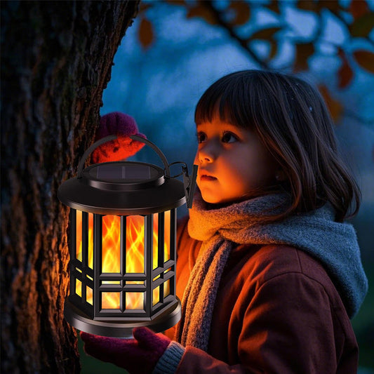 ⏳Time-limited Special⏰Waterproof Outdoor Solar Flame Lantern Light🎃
