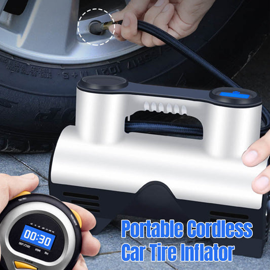 Portable Cordless Car Tire Inflator With Digital Display (50% OFF)