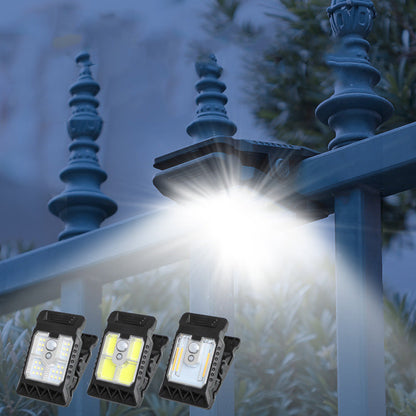 Outdoor Solar Clip Light with Motion Sensor