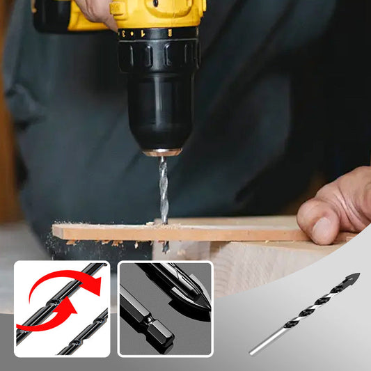 4-Edge Cross Tile Drill Bit With Hex Shank