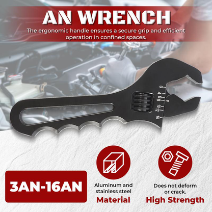 Aluminum Adjustable AN Wrench for 3AN-16AN Fittings（50% OFF）