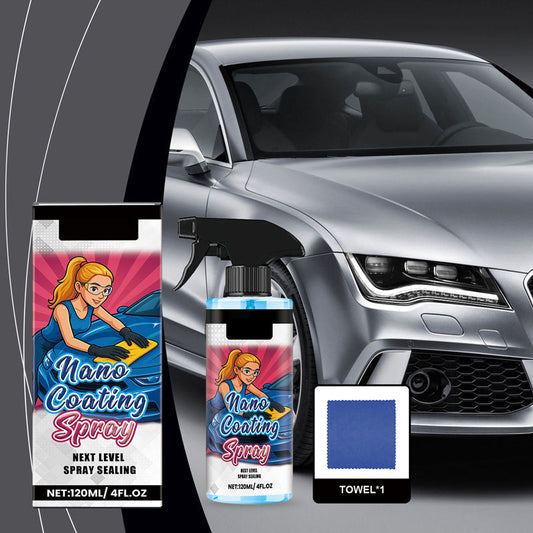 Effective Polish Spray for Car With Towel (50% OFF)