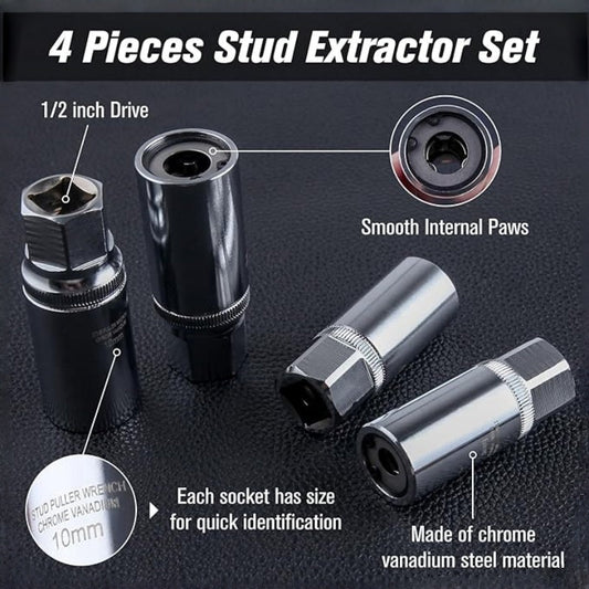 4 PCS Stud Extractor Set