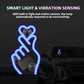 Solar-Powered Finger Heart Car Window Light