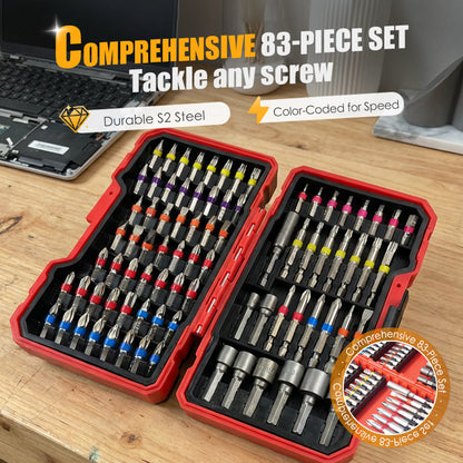 83-Piece Screwdriver Bit Set