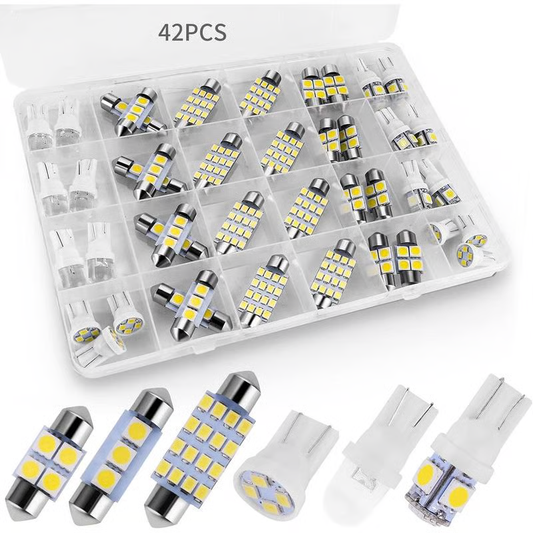 💡 42-Piece Super Bright LED Car Interior Lighting Set 🚗