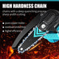 6-Inch Cordless Mini Chainsaw with 20V Battery