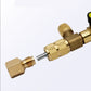 AC Valve Core Removal Tool – Dual SAE Ports, Solid Brass Build, Includes 10 Extra Cores