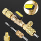 AC Valve Core Removal Tool – Dual SAE Ports, Solid Brass Build, Includes 10 Extra Cores