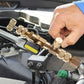 AC Valve Core Removal Tool – Dual SAE Ports, Solid Brass Build, Includes 10 Extra Cores