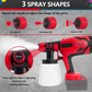 Cordless Electric Paint Sprayer with 3 Patterns