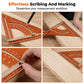 📐 LIMITED-TIME 50% OFF! ✨ Precision Adjustable Woodworking Triangle Ruler 🛠️