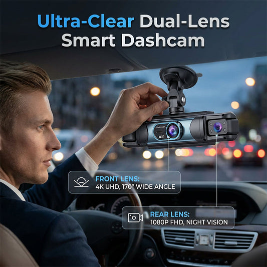 🥳2026 HOT SALE🥳💞50K+ SOLD!📹🚗 50% OFF! 1080P Multi‑Lens WiFi Dashcam – Front & cabin recording, WDR night vision, collision lock. Clear footage for total peace of mind! 🛡️✨