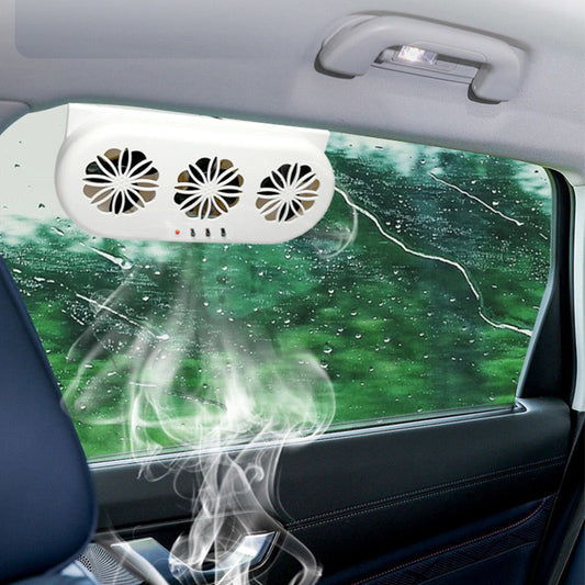 Solar Air Circulation Exhaust Fan for Car - Cooling Artifact