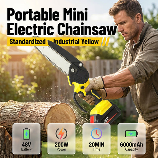 🔥Ergonomic Mini Electric Saw with Safety Lock, Cordless Portable Cutting Tool for Wood DIY Craft