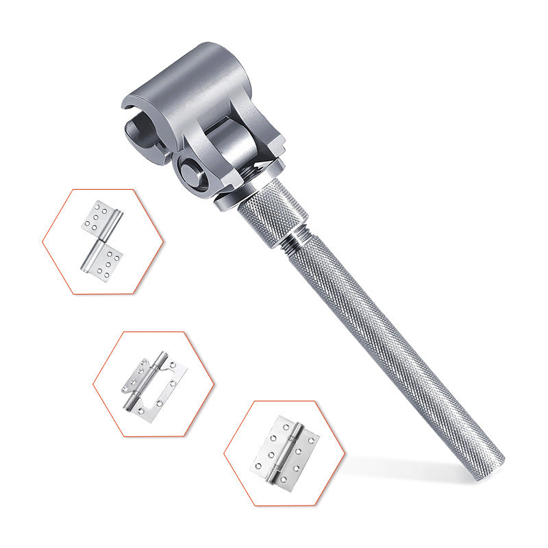 Adjustable door hinge wrench