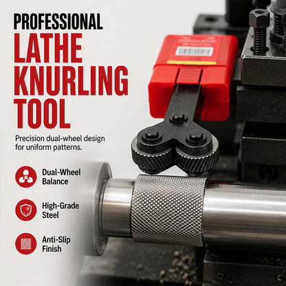 🔧 50% OFF NOW! ⚙️ Lathe Knurling Tool Holder – Rock-Solid Clamping, Flawless Finish – Precision for Every Turn 🛠️