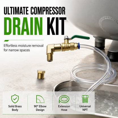 🎁2026 New Arrivals 50% OFF💥Universal Air Compressor Drain Valve Kit