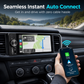 6.5 Inch Single Din Car MP5 Player with Wireless CarPlay and Android Auto FM Radio