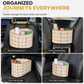 Car Seat Back Hanging Storage Bag Multifunctional Backseat Organizer Bucket for Sundries