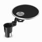 Multifunctional 360 Degree Rotating Car Cup Holder and Food Tray Table Non Slip Wear Resistant Extended Vehicle Dining Tray
