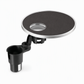 Multifunctional 360 Degree Rotating Car Cup Holder and Food Tray Table Non Slip Wear Resistant Extended Vehicle Dining Tray