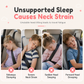 Cartoon Animal Car Sleeping Pillow for Kids and Adults Back Seat Travel Hug Cushion and Seat Belt Neck Protector for Long Distance Rides