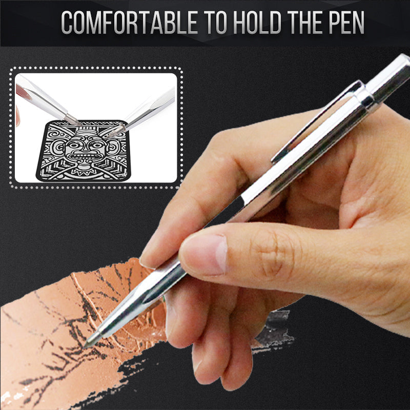 Metal Plate Glass Marker Lettering Pen